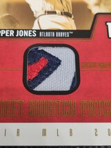 2003 FLEER FLAIR SWEET SWITCH PATCH 36/50 CHIPPER JONES チッパー・ジョーンズ 50枚 パッチ_画像2