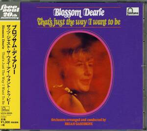 Rare Groove/Jazz Funk/フリーソウル■BLOSSOM DEARI / That's Just The Way...(1970) レア廃盤 AtoZディスクガイド掲載作! 日本のみでCD化