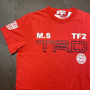TRD　Tシャツ　フリーサイズ　RED　タグ付　定価3,800円
