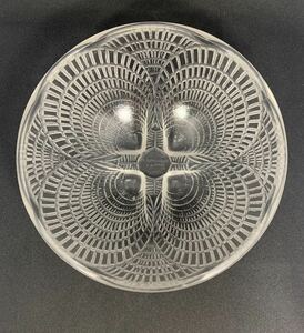 【本人作】R.LALIQUE　ルネ・ラリック　コキーユ　COQUILLE ボウル 13cm　貝　ガラス　1924年　アンティーク