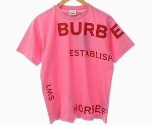 BURBERRY (バーバリー) ホースフェリープリント クルーネック 半袖 オーバーサイズ Tシャツ 正規品