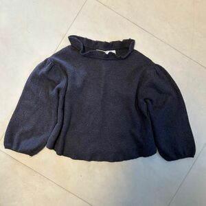 zara baby ザラ　襟フリルトップス　ニット　80