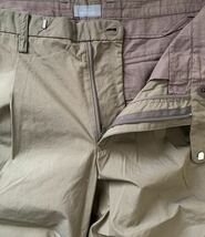 SIZE 1 kolor BEACON カラー ビーコン メリルコットンタイプライター クロップド パッカリングパンツ カーキ KHAKI pant 16SBM-P05133_画像6