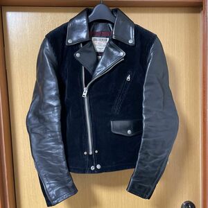 anachronormライダースジャケットHorsehide Trim Corduroy Sport Jacket