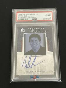 ※PSA8※ Mark Cuban（マーク・キューバン）【2004 SP Signature Edition】Celebrity Signnings Auto | マブス 名物オーナー