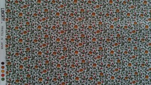 Libertyリバティ Rose＆Thistle (Orange mix)生地幅×50cm