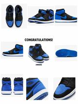 NIKE AIR JORDAN 1 RETRO HIGH OG ROYAL REIMAGHNED US10 ナイキ エアジョーダン 1 レトロハイ ロイヤル リイマジンド 28.0cm 新品・箱付き_画像1