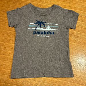 patagonia パタゴニア キッズ半袖Tシャツハワイハレイワ限定5歳110cmくらいコットン100%柔らかTシャツ