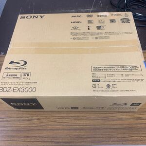 新品 未開封　SONY デジタルハイビジョンチューナー内臓HDD搭載 BDZ-EX3000 ソニー 3TB ブルーレイ 