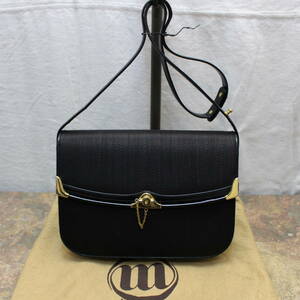 COMTESSE HORSE METAL LOGO HAIR SHOULDER BAG MADE IN WEST GERMANY/コンテスメタルロゴホースヘアーショルダーバッグ