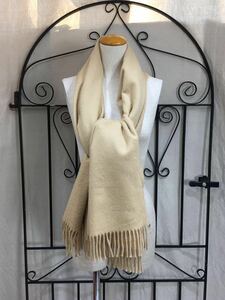 Hermes Cashmere100% очень большой большой шаль, сделанный в Шотландии