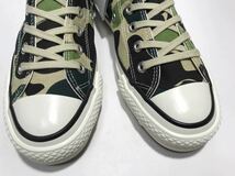 未使用!! デッド!! コンバース 日本製 CANVAS ALL STAR J HI 83 CAMO オールスター 迷彩 カモ 25.5cm US 7.0 MADE IN JAPAN_画像9