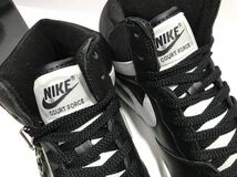 未使用!! デッド!! 2005製 NIKE ナイキ 311749-011 HTM COURT FORCE HIGH コートフォース ハイ 黒 x 白 us 9.5 / 27.5cm 箱付き_画像8