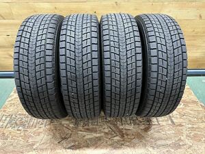 売切★バリ溝 スタッドレスタイヤ DUNLOP ダンロップ WINTERMAXX SJ8 225/70R16 9分山 4本セット 2014年製