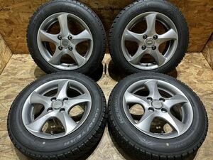 美品・バリ溝★タンク ルーミー パッソ 等 TOPRUN 14インチ 5.5J +45 PCD100 4穴 スタッドレス GOODYEAR 165/65R14 4本セット