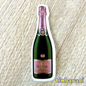 新品【イタリア】ロータリ タレント ブリュット ロゼ　スパークリングワイン シャンパン　ステッカー　1692