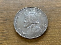 005◆1947年 パナマ バルボア 銀貨 コイン 外国銭_画像1