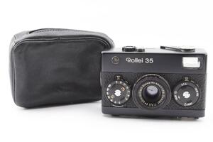【589】希少 シャッターOK 露出計OK Rollei ローライ 35 カールツァイス Tessar 3.5 40mm ドイツ製 コンパクトフィルムカメラ