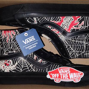 VANS Sk8-Hi 38 Dx ANAHEIM FACTORY BLACK SPIDER WEB 26.5cm US8.5 新品 ヴァンズ バンズ アナハイム スパイダー スカル SKULL の画像6