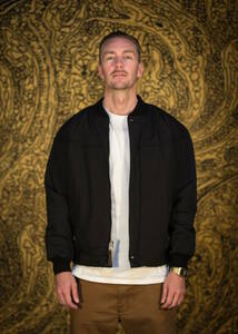 Derby Of San Francisco Derby Jacket Black & Gold XL ダービーオブサンフランシスコ ダービージャケット ブラックゴールド 黒金