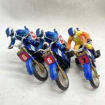 ▲ TAIYO R/C YZ250F YAMAHA ラジコン バイク 3点セット 一部動作確認済み 40MHZ 27MHz 保管品 キズ有 現状品 ▲ N11740_画像2