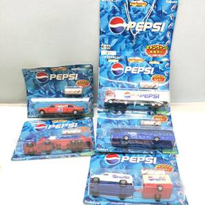 △ 未開封品 majorette マジョレット ミニカー PEPSI ペプシ 5点 セット Kabaya 自動車 トラック おもちゃ コレクション △K71494