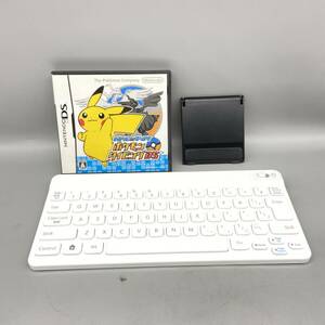 Σ任天堂　ニンテンドー　ポケモンタイピング　DS　キーボード付き　バトル&ゲット！　ゲーム　コレクション　平成レトロ　現状品ΣO52009