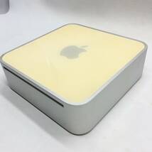 ☆通電確認 Apple Mac mini G4 A1103 macOS Leopard 10.5.8 デスクトップパソコン PC 初期化不可 ジャンク 現状品 ☆K80485_画像1