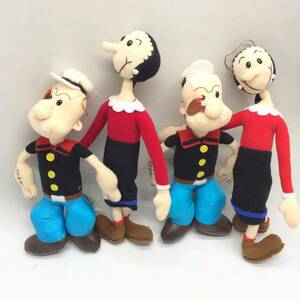 ☆Eiko POPEYE ポパイ OLIVE OYL オリーブ ぬいぐるみセット おもちゃ ホビー 非売品 景品用 昭和レトロ コレクション 現状品 ☆K80500