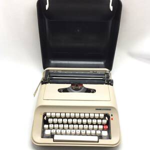 ☆olivetti LETTERA 34 手動タイプライター ヴィンテージ 昭和レトロ アンティーク インテリア コレクション 現状品 ☆K80516