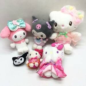 ☆SANRIO サンリオ マイメロディ クロミ ハローキティちゃん ぬいぐるみ 缶バッチ USJ ユニバ 浅草 おもちゃ コレクション 現状品 ☆K80527