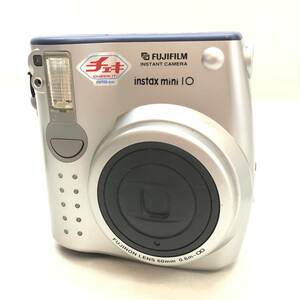 ♪FUJIFILM 富士フイルム instax mini 10 チェキ インスタントカメラ レンズ FUJINON LENS 60㎜ 0.6m 現状品♪C22071