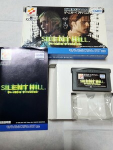 ゲームボーイアドバンス　プレイノベル　サイレントヒル　中古品　付属品あり