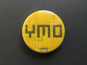 YMO★缶バッジ★楽器展1978-2015グッズ★細野晴臣、高橋幸宏、坂本龍一★中古品