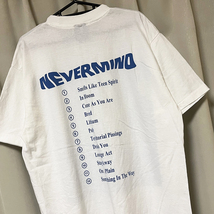 XL NIRVANA ニルヴァーナ NEVERMIND ネバーマインド グランジ ロック バンドTシャツ 新品 フォト ピクチャー Giant (90s ビンテージ USA製)_画像2