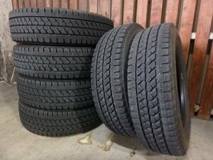 D678 送料無料【205/75R16 113/111】ブリヂストン W979 スタッドレス 6本 2022年製 約6-6.5分山