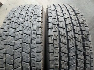 D696 送料無料【205/75R16 113/111】ヨコハマ iG91 スタッドレス 2本 2022年製 約7分山