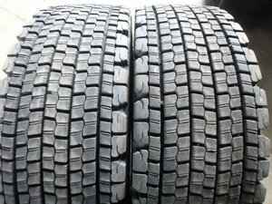 D772 送料無料【245/70R19.5 136/134】ブリヂストン エコピアW901 スタッドレス 2本 2021年製 約6.5分山