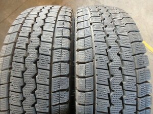 D801 バリ溝 送料無料【205/70R16 111/109】ダンロップ LT03M スタッドレス 2本 2020年製 約8.5分山