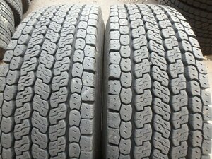 D827 2022年製 送料無料【275/80R22.5 151/148】ヨコハマ ZEN902 スタッドレス 2本 約6分山