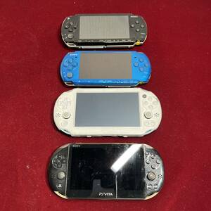 SONY PSP PSVITA プレイステーションポータブル pch-2000 2台　psp 3000 1000 まとめ4台セット　ジャンク　棚167