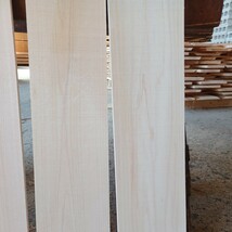 B-1455【70.5×16.8～18×1.5cm】 国産ひのき 　板 　5枚セット　テーブル 　まな板　 看板 　一枚板　 桧　 檜　無垢材　 DIY_画像4