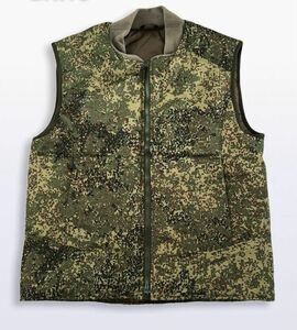 実物【ロシア軍】BTK VKBO ウォームベスト EMRデジタルフローラ VKBO ジャケット 戦闘服