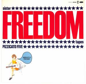 d9722/10/カラー盤/シール付/小西康陽/ピチカート・ファイヴ/Sister Freedom Tapes