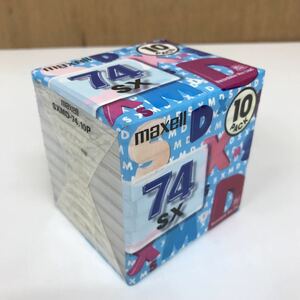 HK011/新品未開封/MD/ミニディスク/74分×10枚/maxell マクセル 74 SX 10 PACK/SXMD-74. 10P