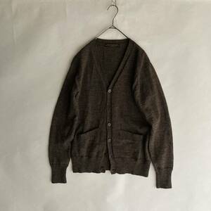 【美品】PHIGVEL MAKERS & CO MIL CARDY フィグベル ウール ニット カーディガン 霜降り ミドルゲージ ブラウン系 size 1 sk