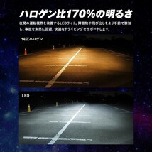 スフィアライト 車用 LEDヘッドライト H8/H9/H11/H16 プロジェクター対応モデル 6000K/純白色 明るさ3000lm 車検対応 SLASH11060-P_画像3