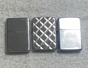 ZIPPO ジッポー オイルライター 2013 アーマーarmor/60thアニバーサリー 1932-1992/1990彫刻　ビンテージ 火花確認ok