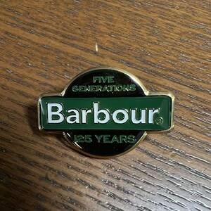 新品 Barbour バブアー 125周年限定ピンバッジ ピンズ