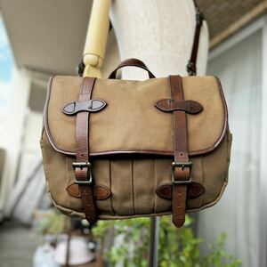 Filson Vintage Field Shoulder Bag フィルソン フィールド ショルダー バッグ タンカラー ライトブラウンレザー ビンテージ